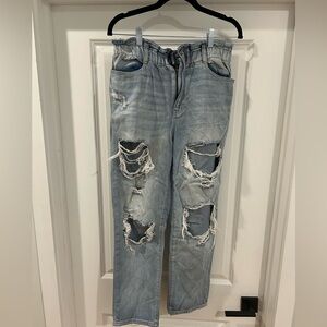 KanCan from pink lily Light Blue Distressed Jeans